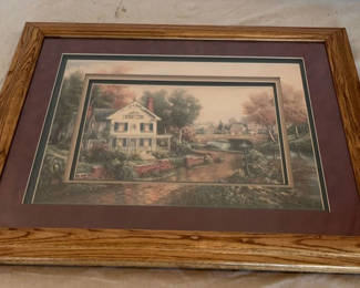 Lot 134: Country Home Wall Art