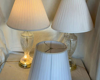 Lot 80: Pair Of Lamps With Bonus Shade