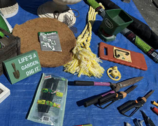 Lot 61: Gardening Tools, Planters, and Supplies