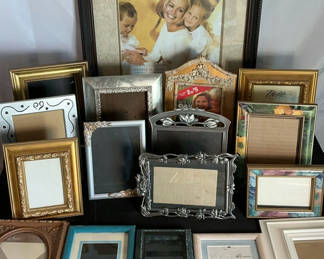 Lot 144: Frames And New Leather Scrapbook