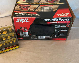 Lot 114: New In Box Skil Router And Bits