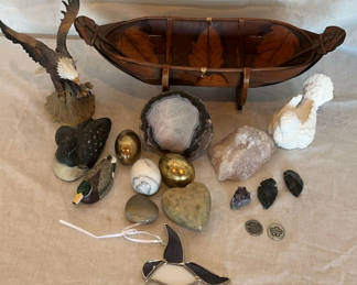 Lot 58: Bird And Stone Decor