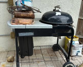 Charcoal grill wood sold separately for fire pit