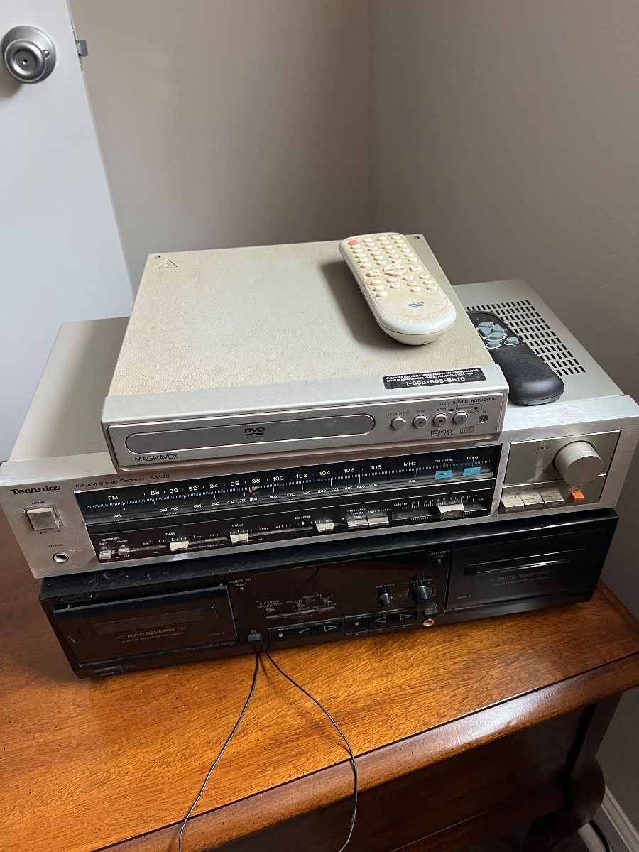 Stereo, DVD Player and CD Player