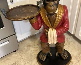 Whimsical Monkey Butler