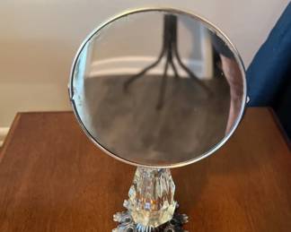 Vintage magnifying mirror