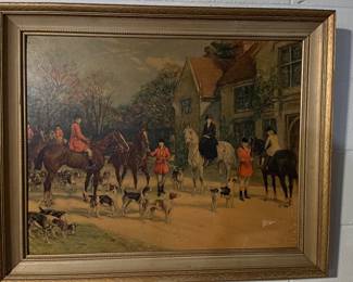 Fox Hunting print