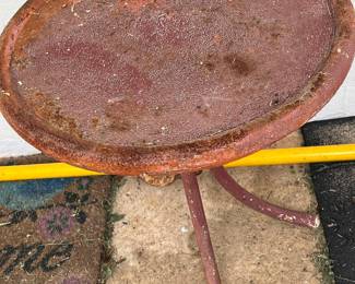 Antique garden table