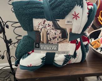 Christmas throw