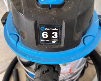 L90 - $40. Vacmaster Stainless Steel Shopvac. 6 gallon. 3 HP.