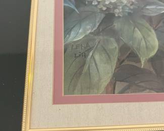 L48 - $10. Framed Print. Measures 21" x 25". Lena Liu.