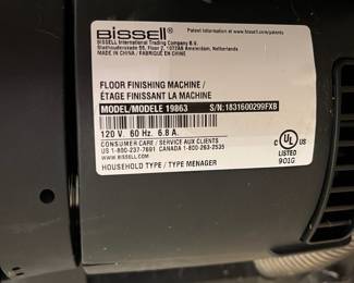 L111 - $100. Bissell ProHeat 2X Steam Cleaner for carpet & upholstery. Model 19863. NOT A VACUUM.