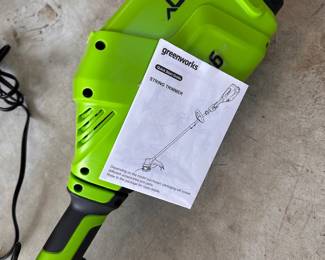 L88 - $450. Greenworks Pro 60V Push mower 21". String Trimmer & Blower. Includes 6 batteries & 3 chargers.