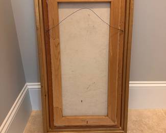 L83 - $30. Original Painting by W. Chapman. Measures 16.5" x 28.5" framed.