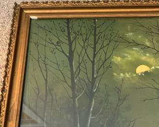 L47 - $25. Vintage Framed Print. Hallen & Weiner New York. Measures 22" x 18".