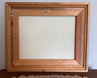 L19 - $30. Painting on Canvas. Measures 24.5" x 20.5" tall.
