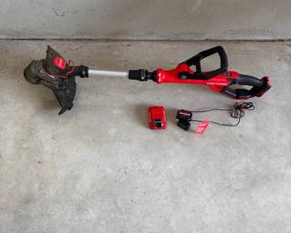 L89 - $45. Craftsman 20V String Trimmer. Includes 1 Battery & Charger.