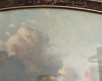 L44 - $40. Vintage / Antique Robert Wood Print. Measures 22" x 18" tall.
