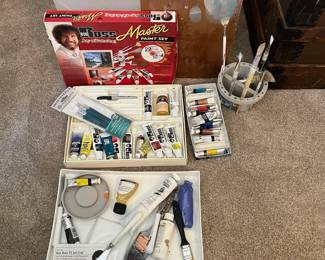L40 - $30. Box of Art Supplies.