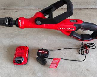 L89 - $45. Craftsman 20V String Trimmer. Includes 1 Battery & Charger.