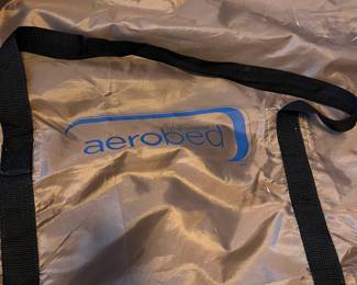 L64 - $35. *Tall* Queen size Aero Bed with built in pump & storage bag. Works and holds air! Blown up it is 59" x 77" x 24" tall.