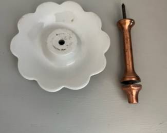 L50 - $25. Porcelain Curtain Tiebacks.