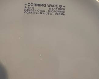 L59 - $25 PAIR. Blue Cornflower, Corning Ware 6.5" P-83-B & & P-82-B 1.5 Pint.