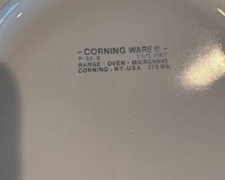 L59 - $25 PAIR. Blue Cornflower, Corning Ware 6.5" P-83-B & & P-82-B 1.5 Pint.