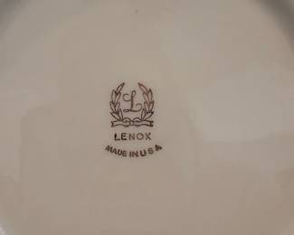 L31 - $30. Lenox Lot. 2 - 10" chip/dip plates . 1 oval platter 11.75". 1 - 6" dip bowl.