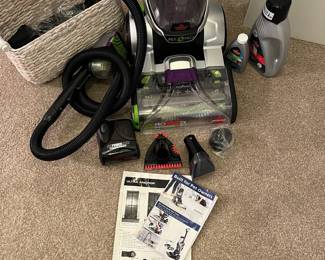 L111 - $100. Bissell ProHeat 2X Steam Cleaner for carpet & upholstery. Model 19863. NOT A VACUUM.