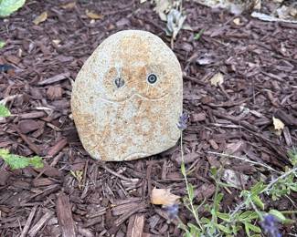L106 - $10. Smaller Stone Carved Owl. Approx 5" tall.