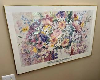122 Helen Paul Watercolors In The Pink Print