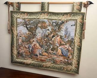 122 French Romantic Woven Wall Tapestry