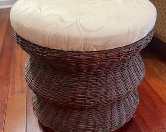 122 Wicker Footstool
