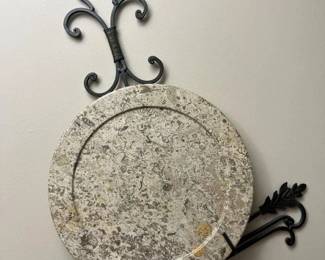 122 Marble Charger Kitchen Wall Decor