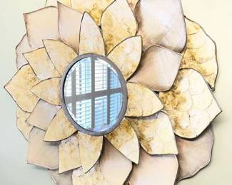 122 Oversized Petal Accent Mirror