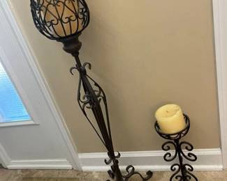 122 Wrought Iron Candle Holders
