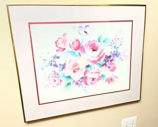 122 Watercolor Bouquet Print