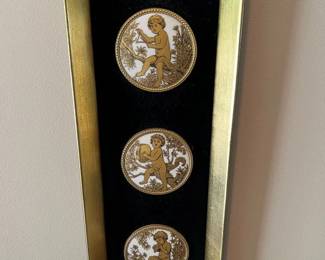122 Cherub Porcelain Cameos