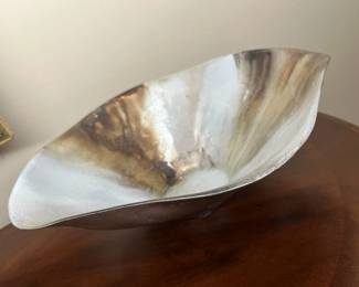 122 Centerpiece Iridescent Glass Bowl
