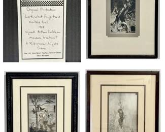 Arthur Rackham Peter Pan in Kensington Garden2  Midsummer Nights Dream