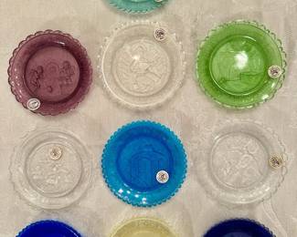 New Bedford Glass Museum Cup Plate Assortment 1 