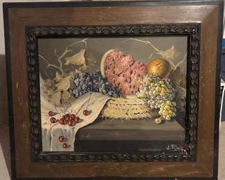 J. Ros Still Life Original Painting