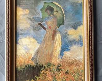 Framed Monet Print