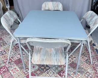 Card Table With 4 Chairs