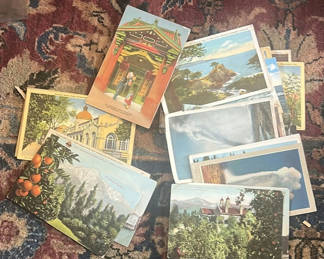 Lot 141: Large Lot Old California Postcards