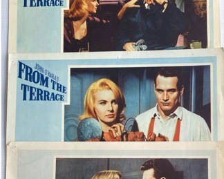 Lot 97: Lobby Cards Paul Newman, Joanne Woodward Lot Of 3 Vintage