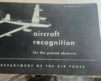 Lot 157: US Air Force Ground Observers Manual 1955