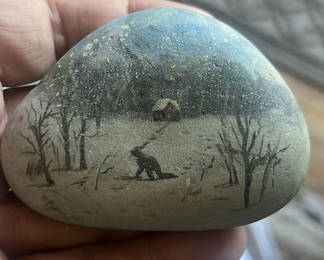 Lot 26: Jason Izumi Maui Artist Of Maine Winter Scene