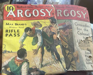 Lot 74: 1935 Max Brands & Cummings Argosy Dime Store Novels